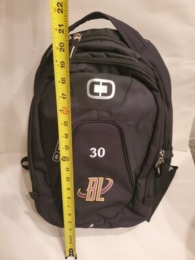 Ogio Black Men's Backpack with Embroidered Logo